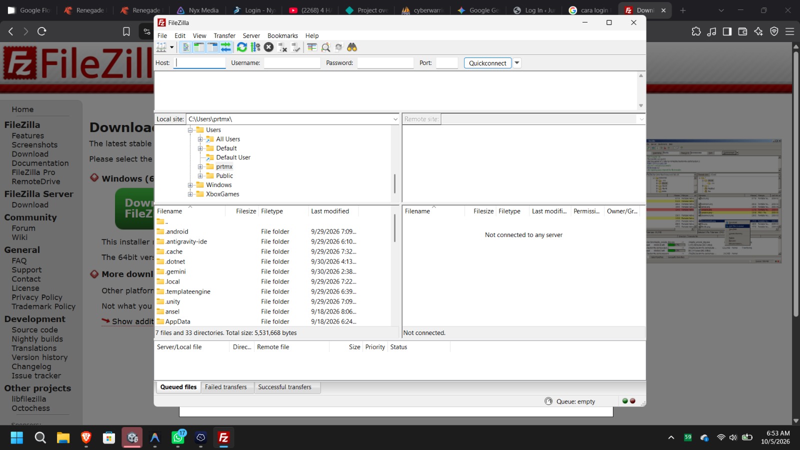 Dokumentasi Akses FTP Hosting